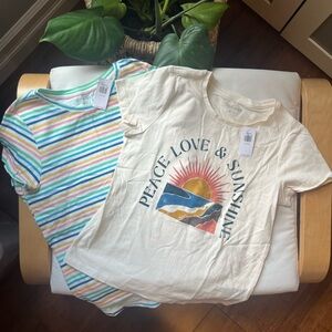 Two brand new summer t shirts
